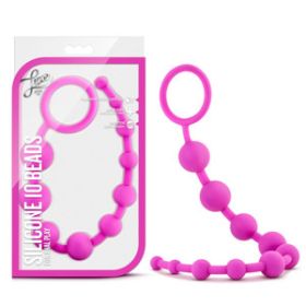 LUXE SILICONE 10 BEADS PINK