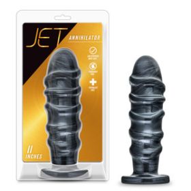 JET ANNIHILATOR CARBON METALLIC BLACK BUTT PLUG