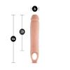 PERFORMANCE 11.5IN COCK SHEATH PENIS EXTENDER VANILLA