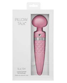 PILLOW TALK SULTRY ROTATING WAND PINK