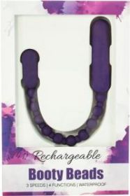 POWERBULLET BOOTY BEADS PURPLE RECHARGEABLE