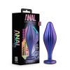 ANAL ADVENTURES MATRIX WAVY BLING PLUG SAPPHIRE