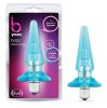 B YOURS SASSY VIBRA ANAL PLUG BLUE