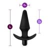 ANAL ADVENTURES VIBRATING PLUG BLACK