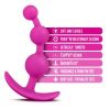 LUXE BE ME 3 FUSCHIA ANAL PLUG