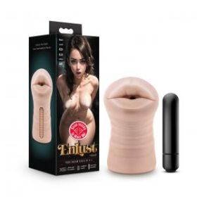 ENLUST NICOLE VIBRATING STROKER BEIGE