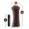 ENLUST KRYSTAL VIBRATING STROKER BROWN