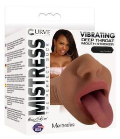 MISTRESS MERCEDES MOUTH STROKER CHOCOLATE