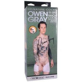 SIGNATURE COCKS OWEN GRAY SILICONE VANILLA