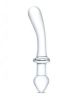 GLAS 9 CLASSIC CURVED DUAL- ENDED DILDO "