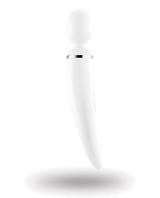 SATISFYER WAND-ER WOMAN WHITE/ CHROME (NET)