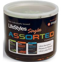 LIFESTYLES ASSORTED SINGLES 40 PC JAR