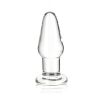 GLAS GLASS BUTT PLUG 3.5 "