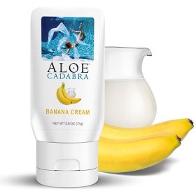 ALOE CADABRA ORGANIC LUBE BANANA CREAM 2.5 OZ