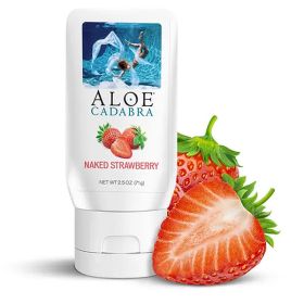 ALOE CADABRA ORGANIC LUBE STRAWBERRY 2.5 OZ