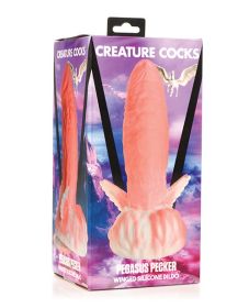 CREATURE COCKS PEGASUS PECKER WINGED SILICONE DILDO